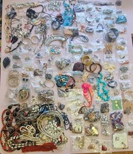 Mixed Jewelry Lot Huge 15+ Lbs Vintage To Now Earrings Necklaces Bracelets Nice!