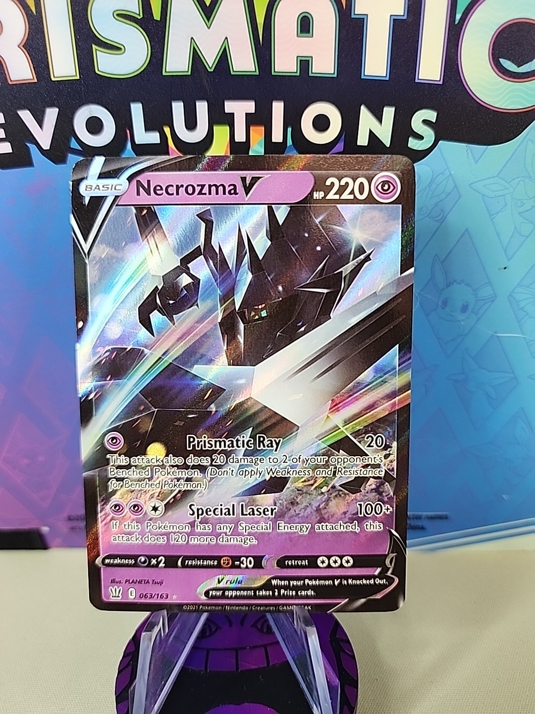 Necrozma V 063/163 Ultra Rare Battle Styles Pokemon TCG