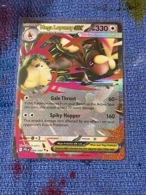 Pokémon TCG: 2025 Mega Lopunny EX- 084/094-DOUBLE RARE HOLO-Phantasmal Flames