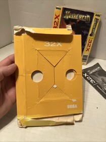 Metal Head (Sega 32X, 1995) Box, Tray And Manual Only. -NO GAME-