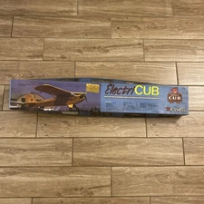 Vintage Great Planes ElectriCub Piper J-3 Cub RC Airplane Kit • 59" Wingspan