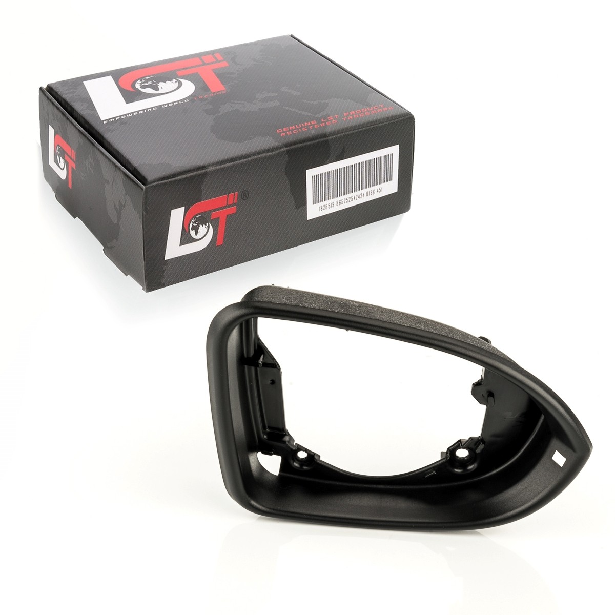 Mirror Frame Right Inside Trim Satin Black for VW PASSAT 3G B8 from 2014
