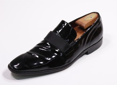 HUGO by Hugo Boss Black Evening Patent Slip On Loafers Boss | Shoes | Hugo By Hugo Boss Black Evening Patent Slip  main image 2