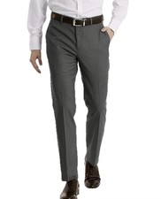 Calvin Klein Mens Slim Gray Dress Pants 34 X 30
