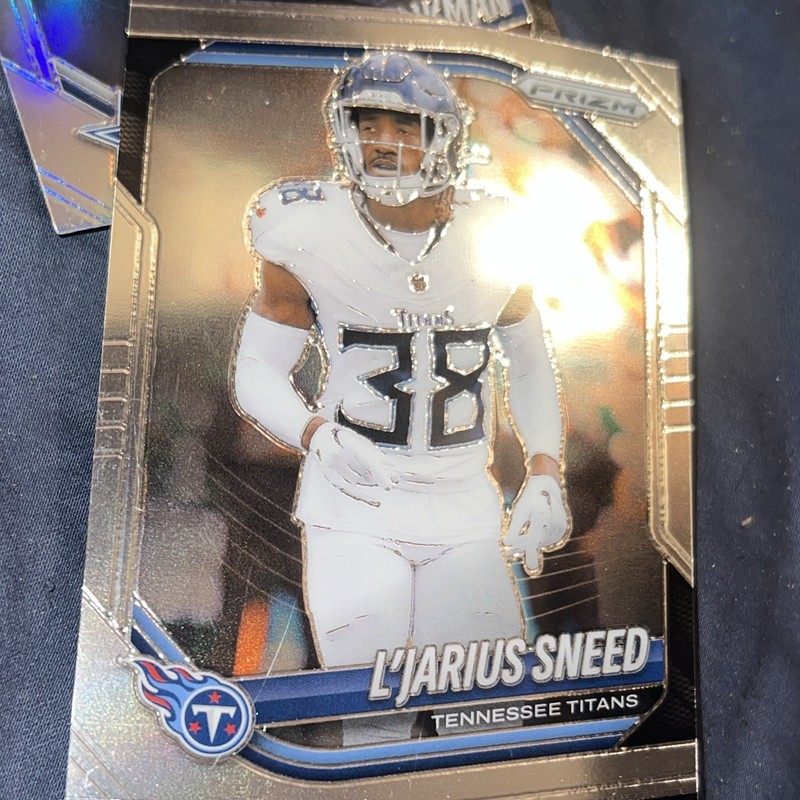Panini 2025 Prizm L'Jarius Sneed Tennessee Titans #39 Prizm Parallel
