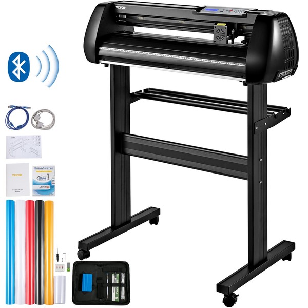 Vevor Vinyl Schneideplotter 720Mm Folienschneider Bluetooth Signmaster-image