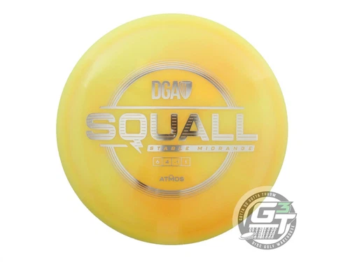NEW DGA Atmos Squall 180g Yellow Silver Foil Midrange Golf Disc