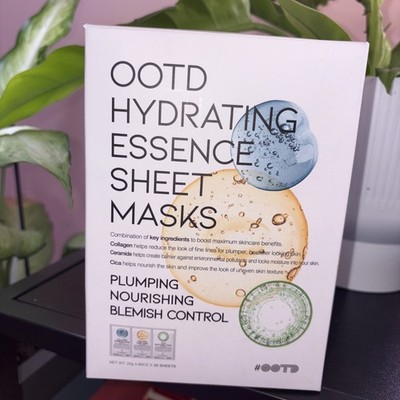 #OOTD Hydrating Soothing Sheet Masks (30 Sheets)Gift Set for Skincare, Korean
