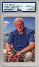 DAVID ATTENBOROUGH SIGNED PHOTO AUTOGRAPH PSA DNA Certified Life On Earth BBC