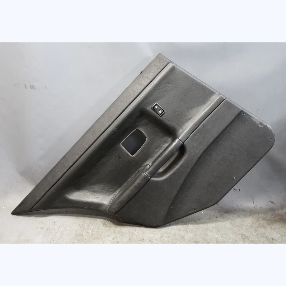 Panel de puerta interior trasero BMW E36 92-98 serie 3 sedán molduras negro napa OEM Foto 3 de 4