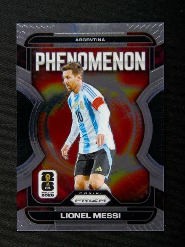 2026 Panini Prizm FIFA World Cup Lionel Messi #19 Argentina Phenomenon