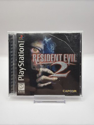 Resident Evil 2 PS1 Black Label CIB 2-Disc w/ Manual Reg Sweepstakes Card
