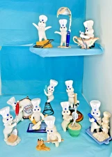 Danbury Mint RARE 2002 Baking Pillsbury Doughboy Collector Figurines Lot of 11