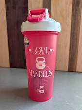 BlenderBottle Classic 28oz Pink Shaker   Forza Sports  Love Handles    BPA Free