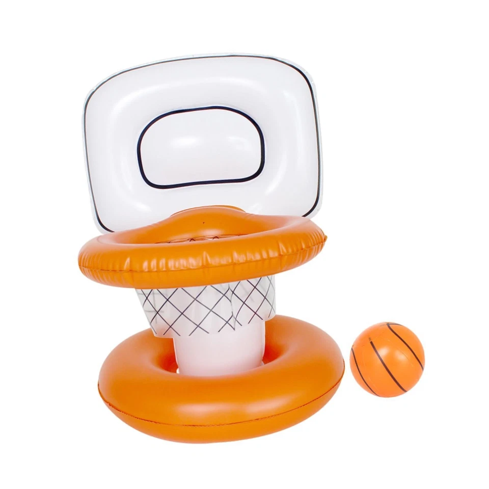 Panier de Basket-ball Gonflable pour Piscine, Jeu D'eau Flottant, Panier de - Photo 2/4