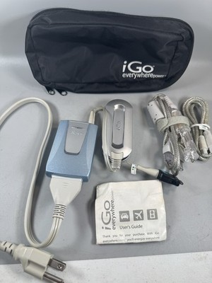 Vintage iGo EverywherePower Universal Laptop Charger Set with Cables & Case