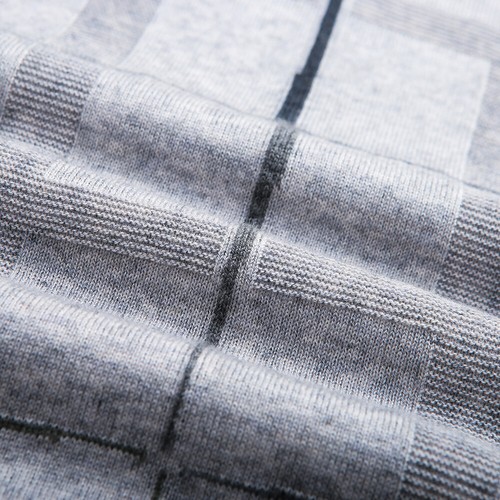 Mens Checked V-Neck Knit Sweater Vest Warm Pullover Sleeveless Casual Waistcoat - Picture 2 of 17