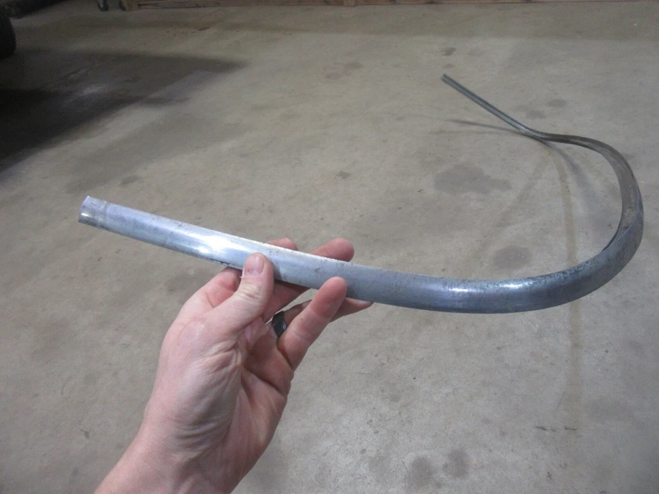 1954 Studebaker Commander 2 door sedan rear lower window trim molding piece  - Image 4 of 4