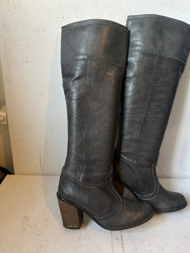 Botas de cuero Faith hasta la rodilla talla UK 7 EU 40 - Imagen 5 de 15