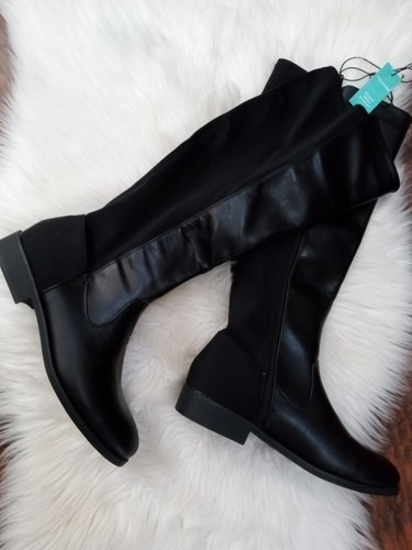 Maurices Mia Damengröße 8,5 Talli hoch Reißverschluss kniehohe Stiefel neu! - Bild 7 von 11