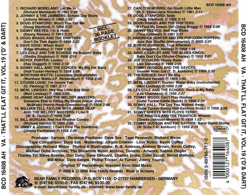 (CD) That'll Flat ... Git It! Vol. 19 - Bear Family Records - Bild 2 von 2