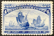 US Stamps # 233 Colombian MLH VF