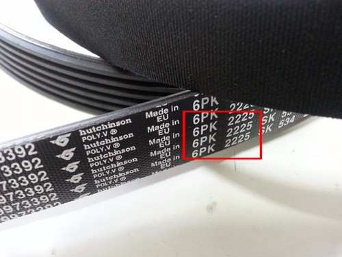 🤩 OEM 6PK 2225 Grooved Poly Belt Ssangyong Rodius Stavic Turismo Kyron Rexton - Picture 2 of 6