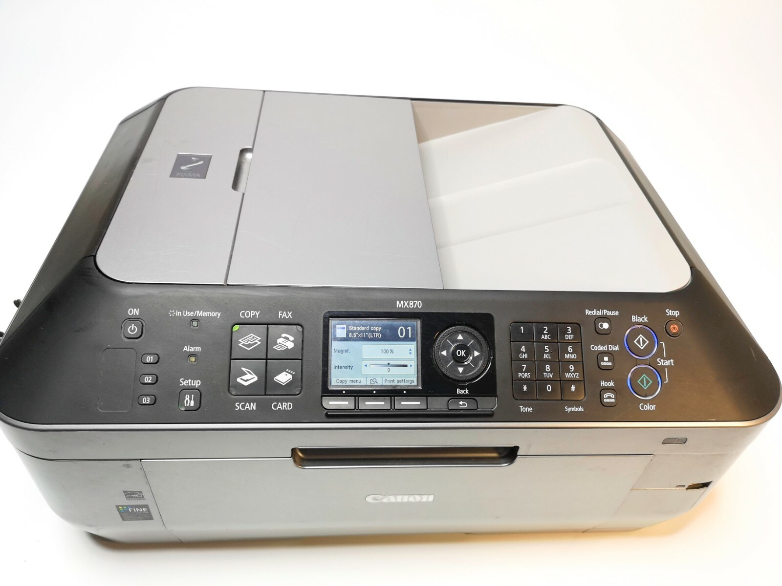 mx870 scanner