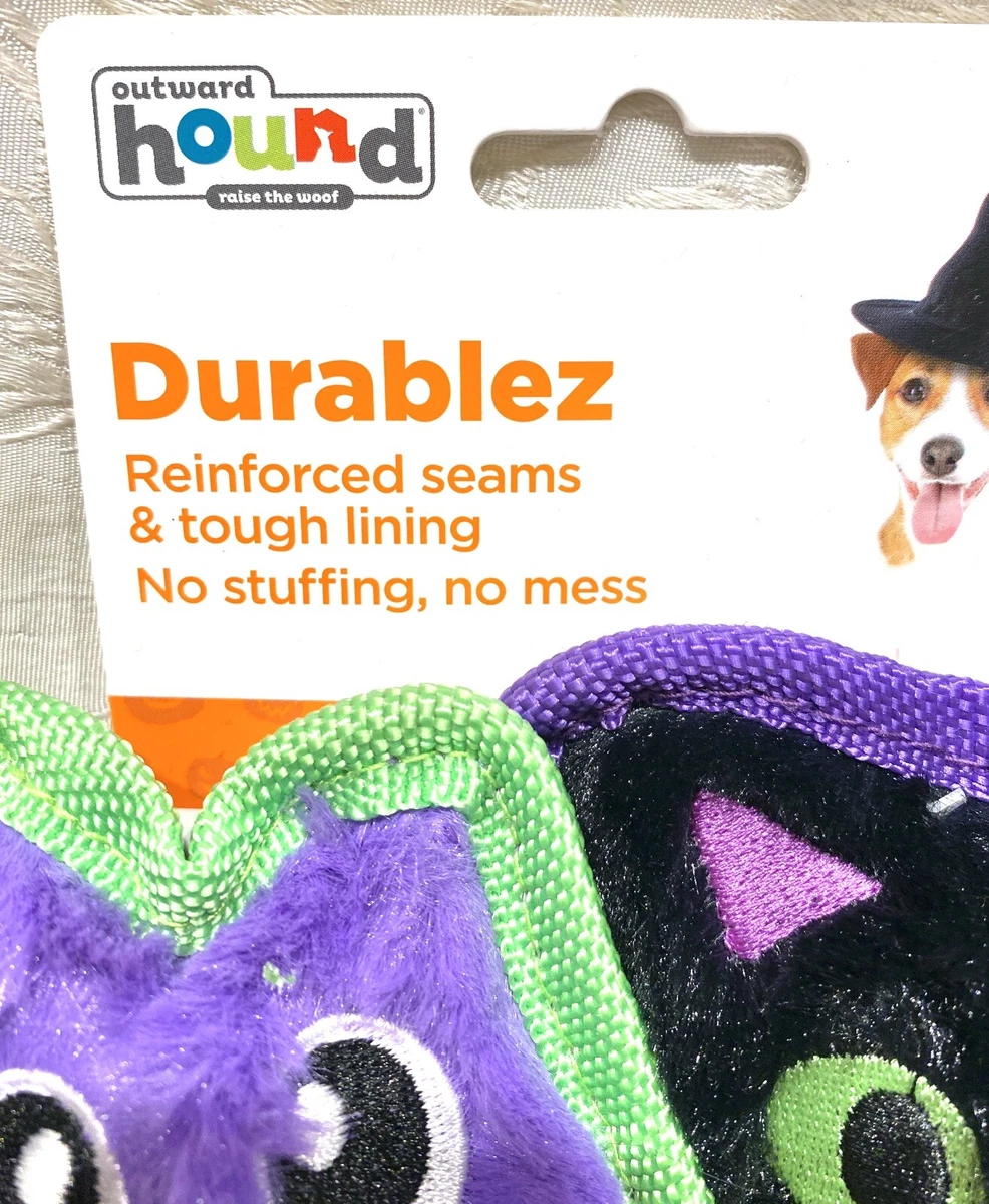 Outward Hound Invincible Dog Toy Halloween 2 Squeaky DURABLE, NO STUFFING 2  Pack