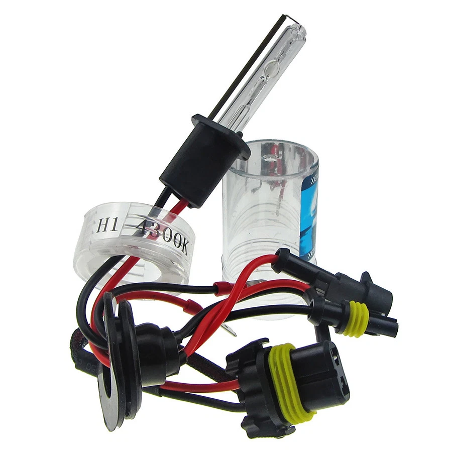 2x XENON H1 HID Bulbs AC 35W Headlight Conversion Kit Replacement 4K 6K 8K 10K + - Image 3 of 4