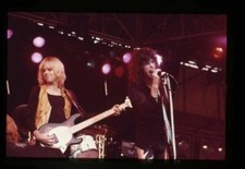 Aersosmith Steve Tyler singing Tom Hamilton Guitar Original 35mm Transparency