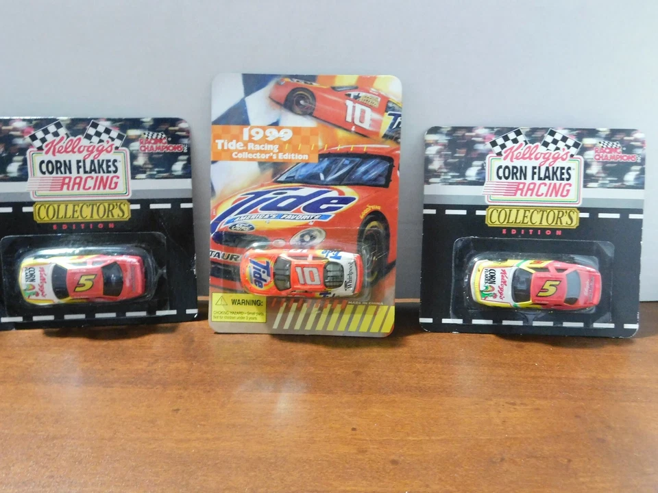 2-1993 Kellogg's #5 Terry Labonte Die Cast Chevy Lumina Plus Tide #10 Ricky Rudd - Imagem 2 de 4