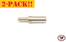 2-PACK 1"X3/4" Brass Barb Hose Splicer Mender Straight Fitting 129-16-12 NEW 
