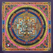 Fine Quality  Kalachakra Mandala Thangka Painting