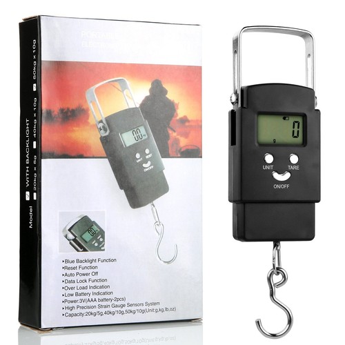 Kofferwaage Digitale Federwaage Gepäckwaage Reisewaage Handwaage Koffer 50kg DE - Bild 8 von 9
