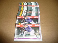 2019 Topps BASE LOT OF 100 CARDS PAT VALAIKA ROCKIES #621