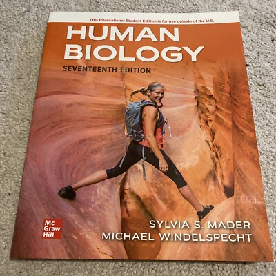 Human Biology 17Th Edition (International edition), textbook only