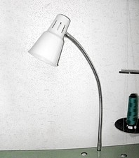 SEWING MACHINE FLEXIBLE GOOSENECK METAL WORK LAMP ,LIGHT 21 LONG SNU21