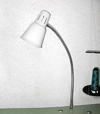 SEWING MACHINE FLEXIBLE GOOSENECK METAL WORK LAMP ,LIGHT  21” LONG #SNU21