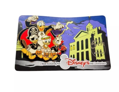 Disney Visa Cardmember Exclusive #5 Halloween Tricky Treaters Vintage Pin Donald