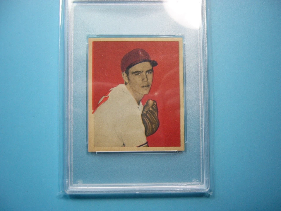 БЕЙСБОЛЬНАЯ КАРТОЧКА 1949 BOWMAN MLB NO15 NED GARVER ДЕБЮТАНТ RC PSA 8 ПОЧТИ КАК НОВАЯ/КАК НОВАЯ SHARP!! GL - Изображение 3 из 4