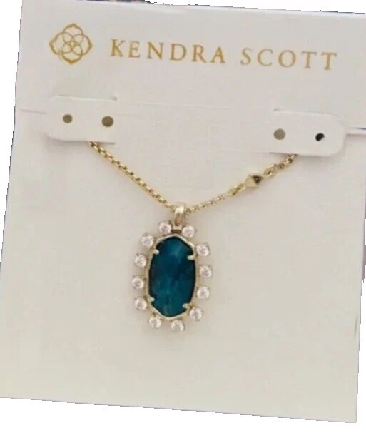 Joyería de Moda De Latón Kendra Scott Esmeralda