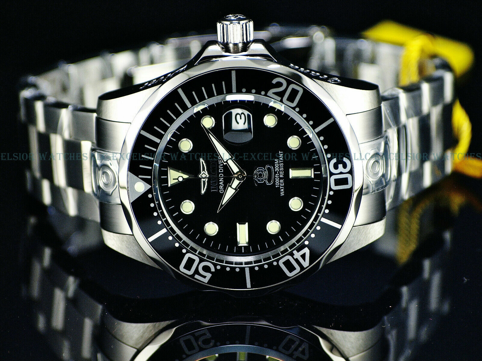 絶品】【絶品】新品 インヴィクタ 腕時計 クロノグラフ ダイバー