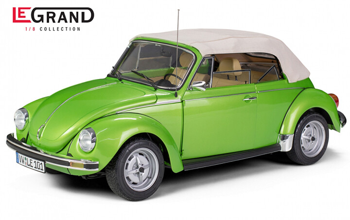 Le Grand #LE101 1/8 VW Volkswagen Beetle green Cabrio metal kit by