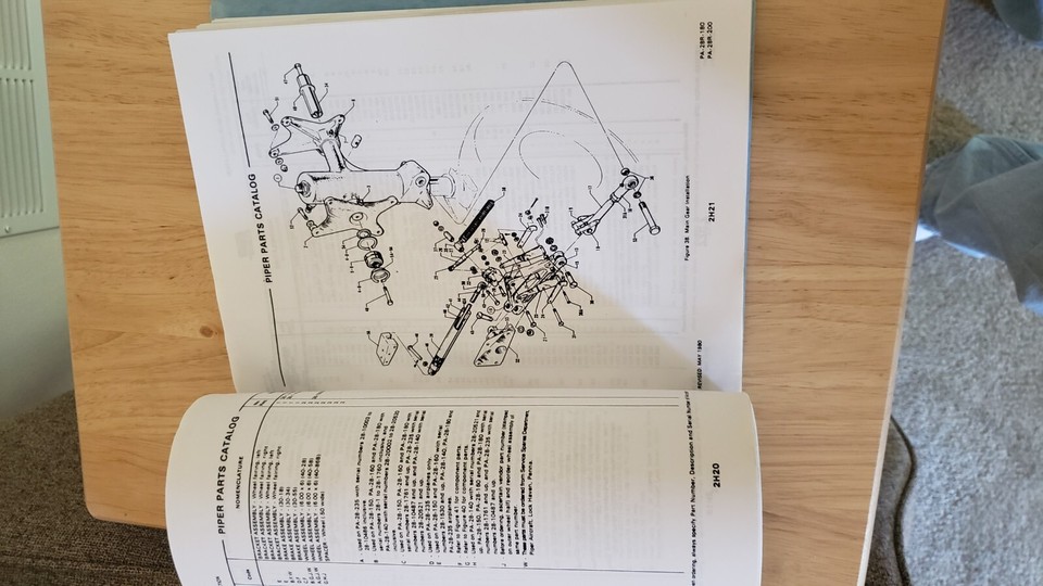 Piper PA28 Parts Manual eBay