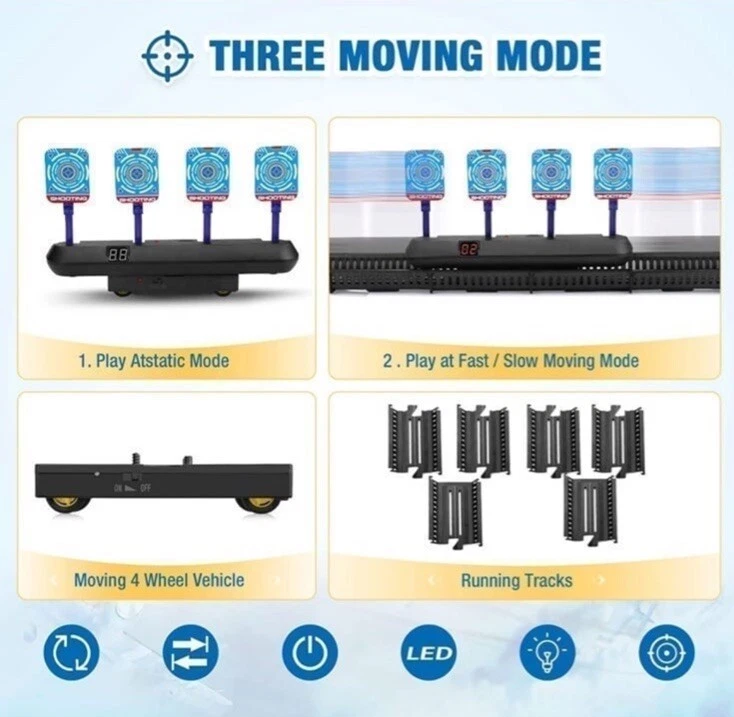 Игрушка игровая электронная стрельба мишени движущаяся стрельба - Изображение 4 из 4