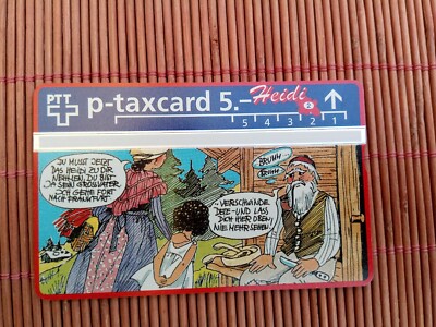Phonecard Heidi Private Zwitserland 509 L Mint Rare