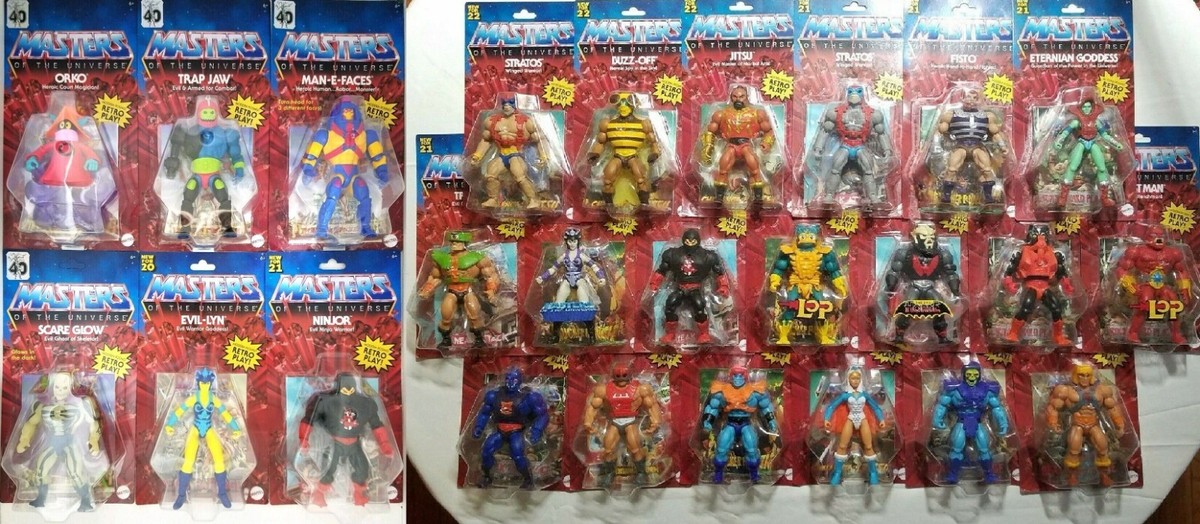 MOTU Retro Play MATTEL Masters of the Universe Action Figure 5.5
