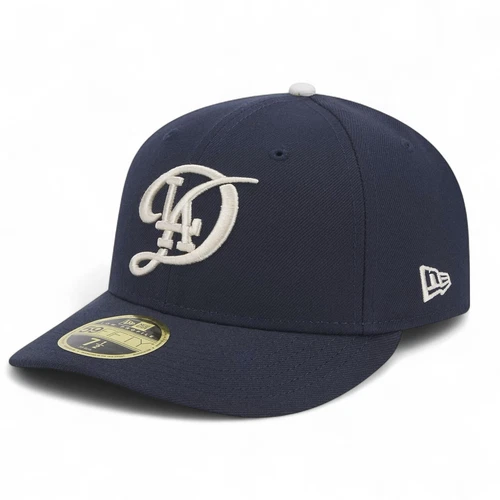 New Era Navy Los Angeles Dodgers City Connect Low Profile 59FIFTY Sz 7 3/8 NEW