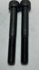 (2) M10-1.5x75mm 10.9 Socket Cup Screw Bolts Black Oxide Steel (23MY292)